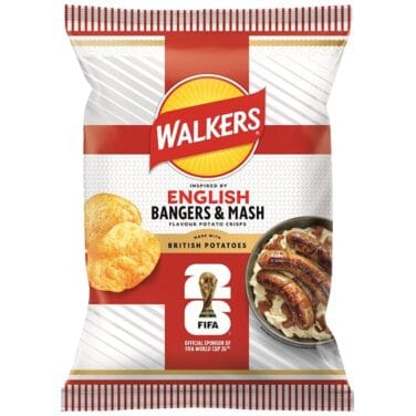 Walkers English Bangers & Mash 32x45g