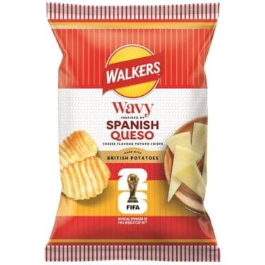 Walkers Wavy Spanish Queso 24x50g