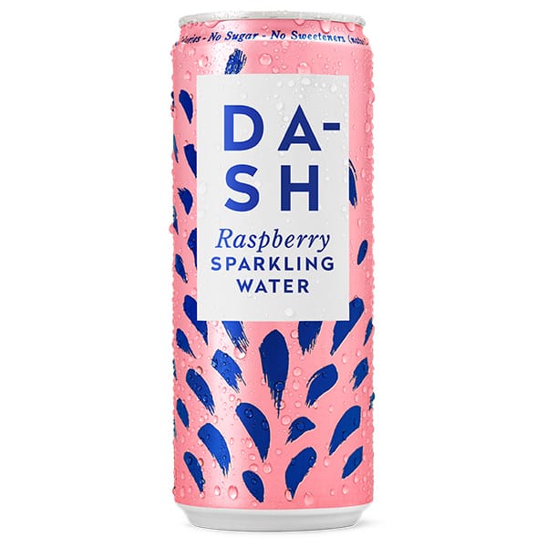 DASH Raspberry Sparkling Water 12x330ml