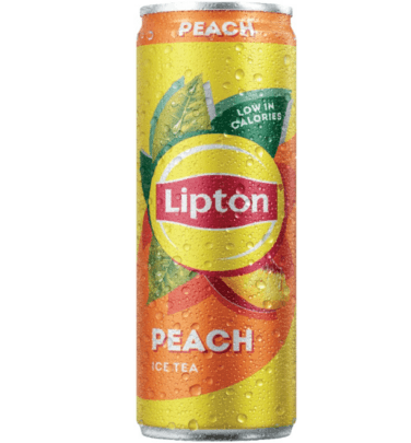 SLEEK Lipton Ice Tea Peach 24x330ml Cans