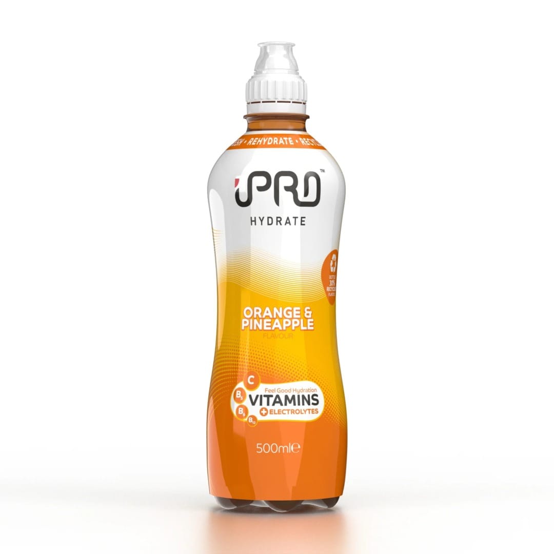 iPRO Hydrate Orange & Pineapple 12x500ml