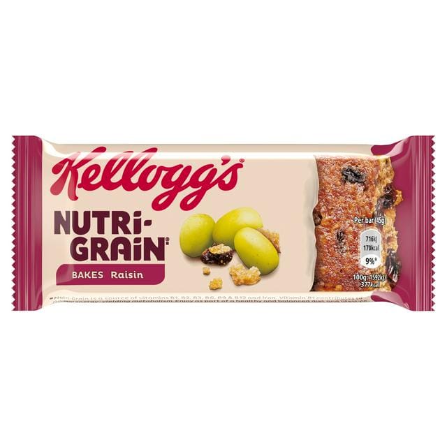 Nutri-Grain Raisin Breakfast Bake 25x45g