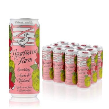 Heartsease Farm Sparkling Apple & Rhubarb 12x330ml Cans