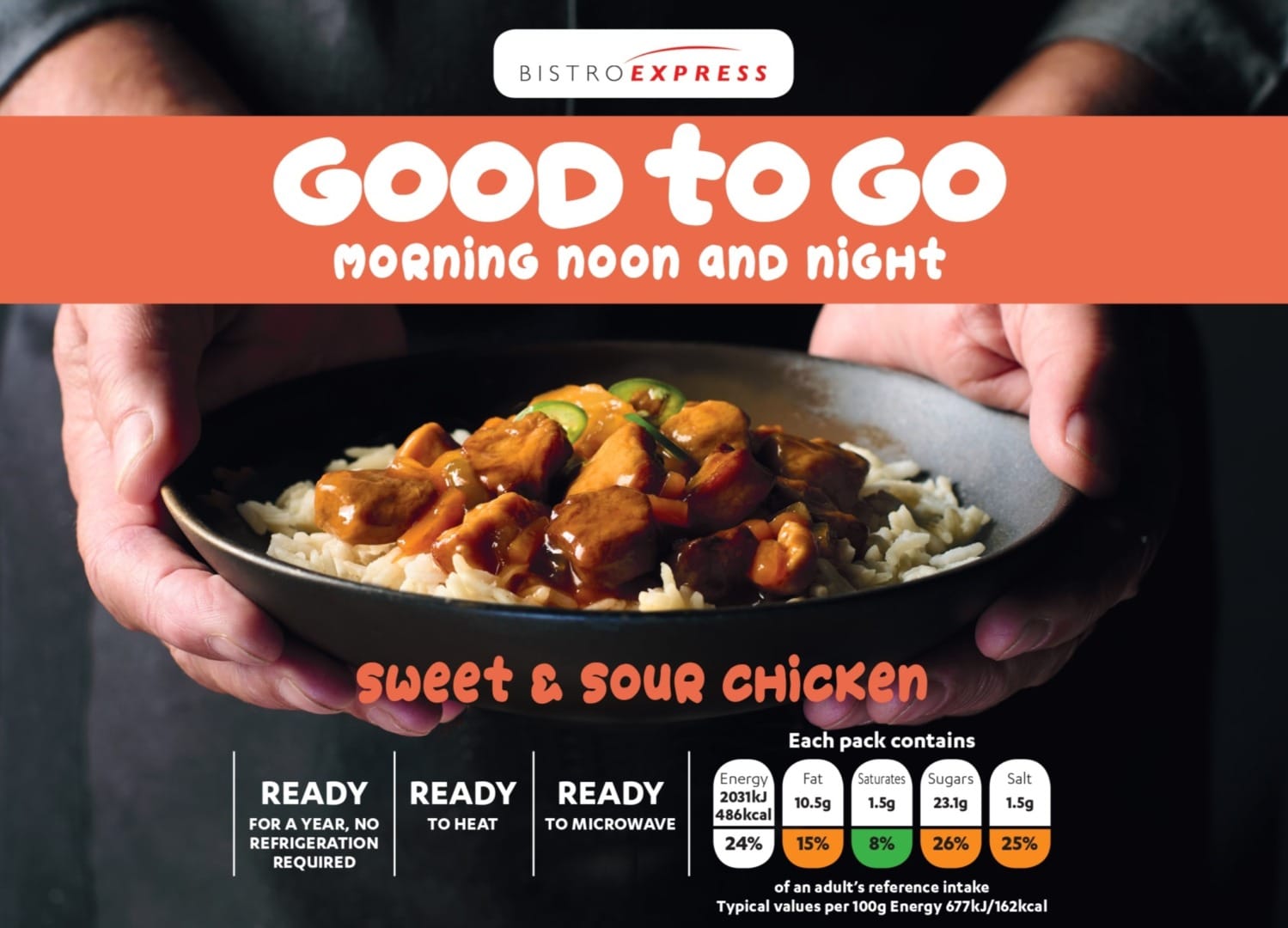 Bistro Express Sweet & Sour Chicken & Rice 12x300g