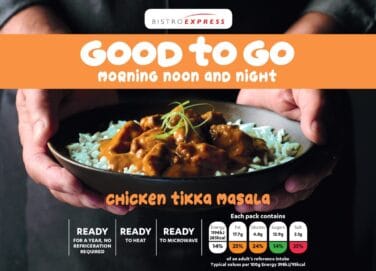 Bistro Express Chicken Tikka Masala & Rice 12x300g