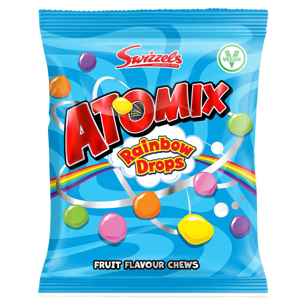 Swizzels Atomix Rainbow Drops 12x110g