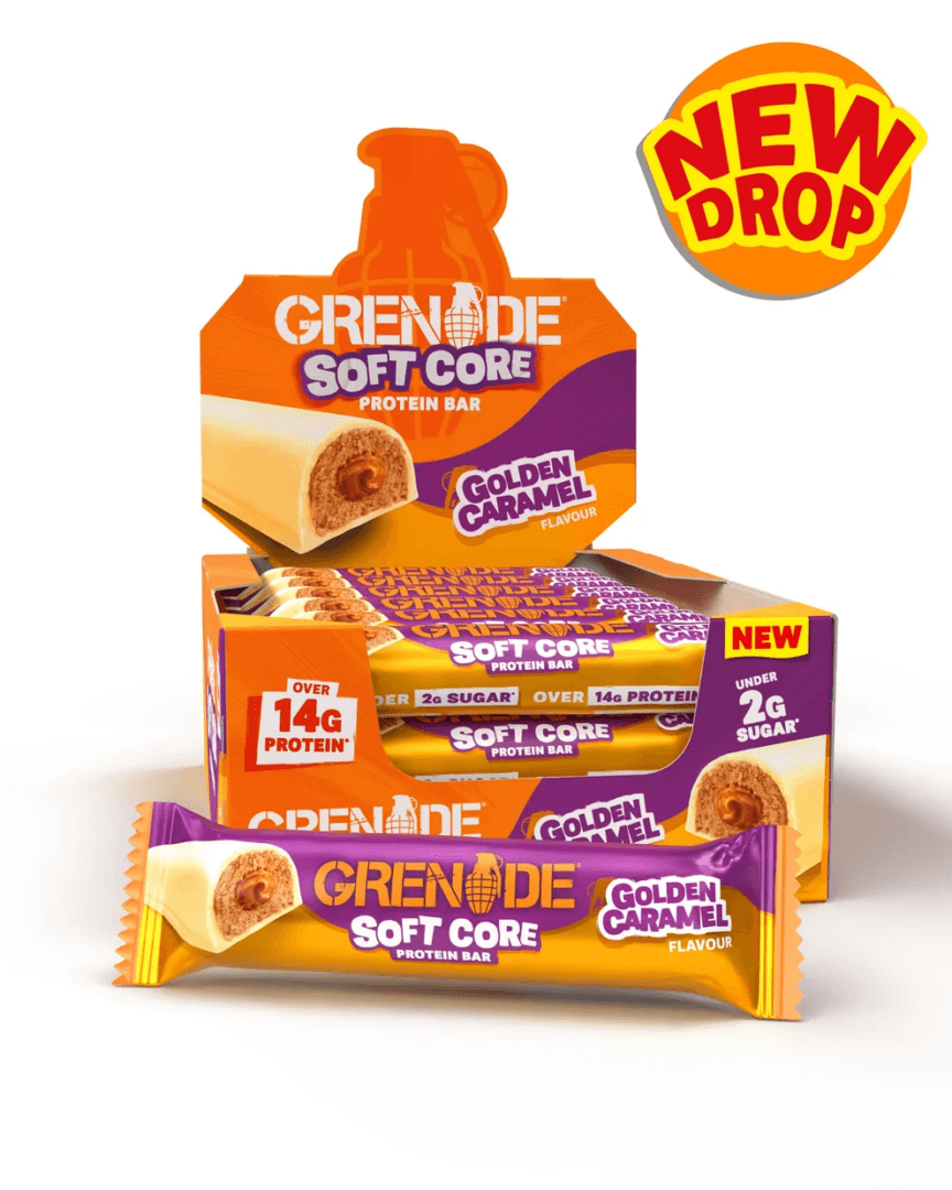 Grenade Soft Core Golden Caramel 12x50g