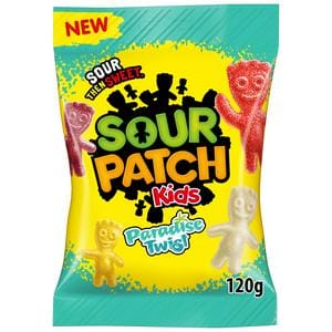 Sour Patch Kids (Tropical) Paradise Twist Pouches 10x120g