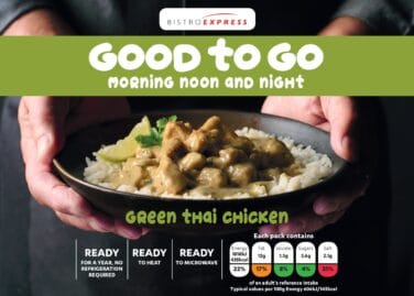 Bistro Express Green Thai Chicken & Rice 12x300g