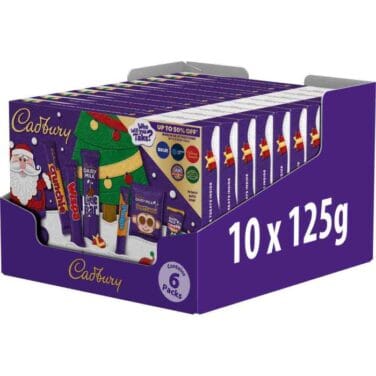 Cadburys Medium Santa Selection Box 10x125g