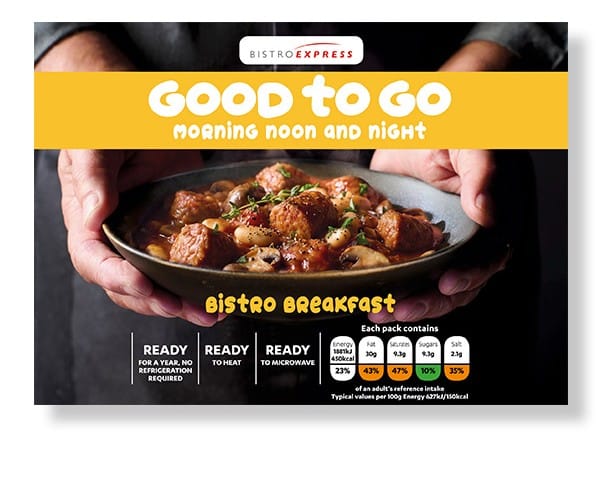 Bistro Express Ready Meal Bistro Breakfast 12x300g
