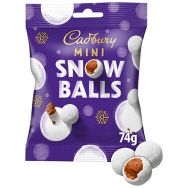 ***** Cadburys Mini Snowballs 24x74g *****