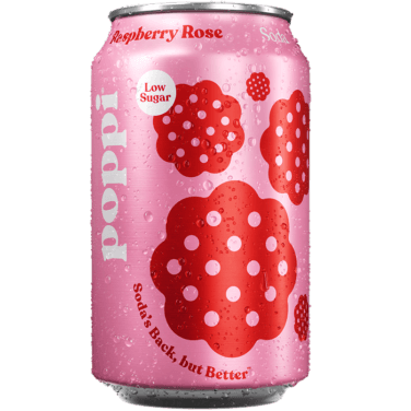 Poppi Raspberry Rose Soda 24x330ml