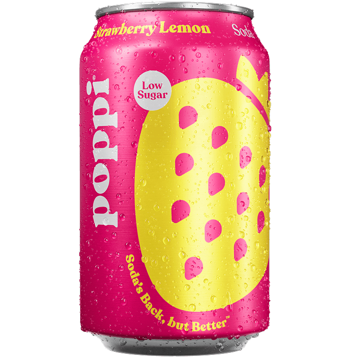 Poppi Strawberry Lemon Soda 24x330ml