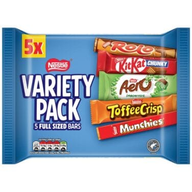 Nestle Variety Pack 12x5pack (Rolo, Kit Kat Chunky, Aero Peppermint, Toffee Crisp, Munchies)
