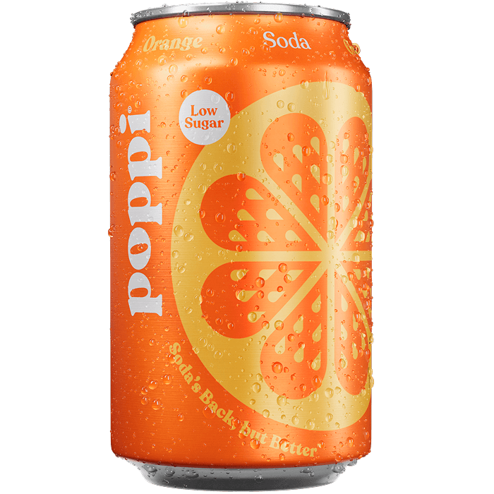 Poppi Orange Soda 24x330ml