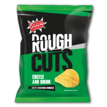 Golden Wonder Rough Cuts Cheese & Onion 36x47.5g