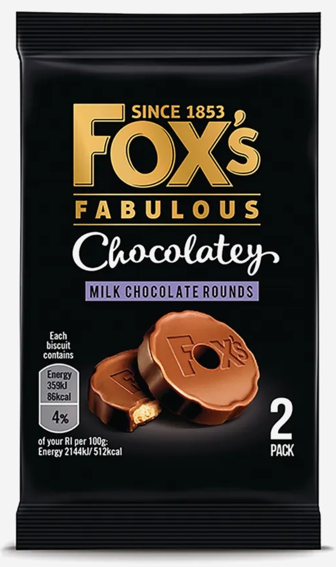 Foxs Milk Chocolate Chocolatey Rounds 48x29g